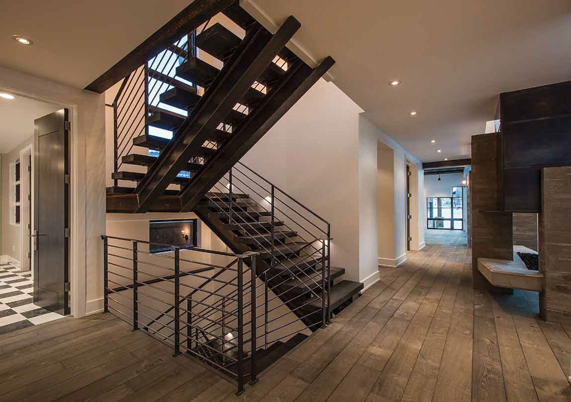 designed stairs of steel