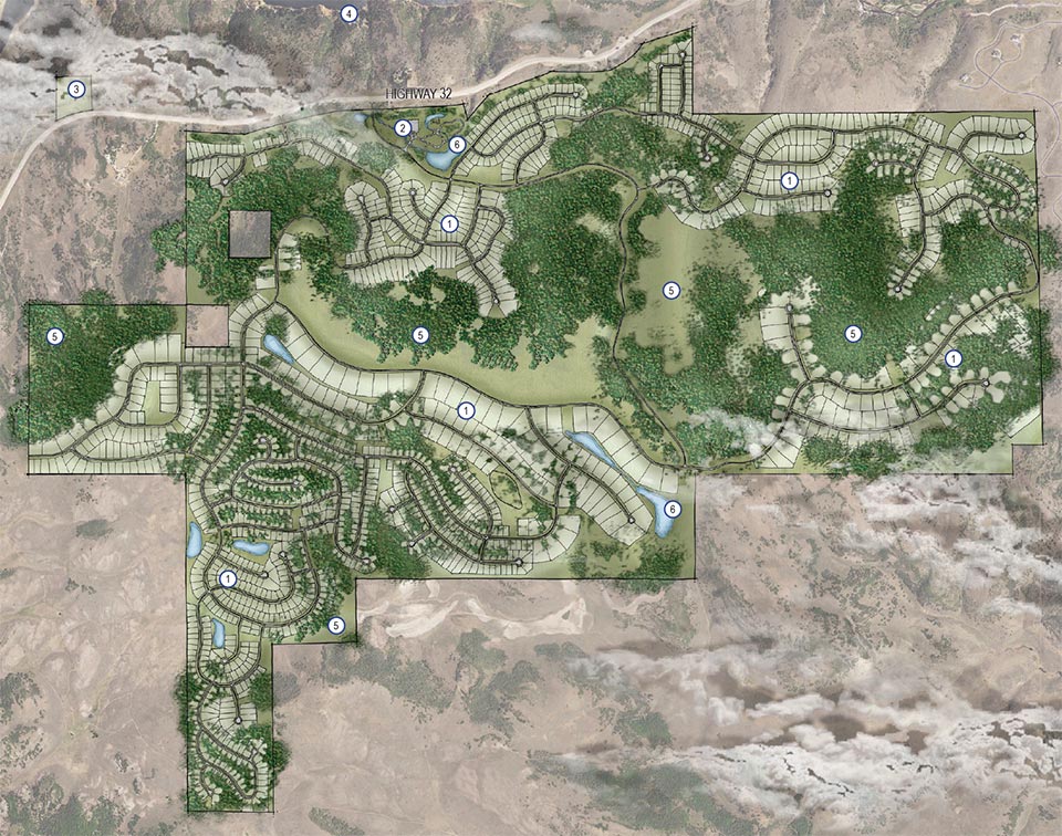 Benloch Ranch- Park City Development Map 