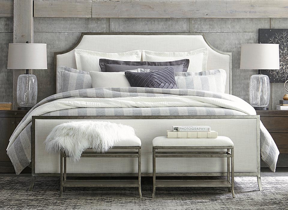 On The Hunt- Park City Linen And Steel King Bed 