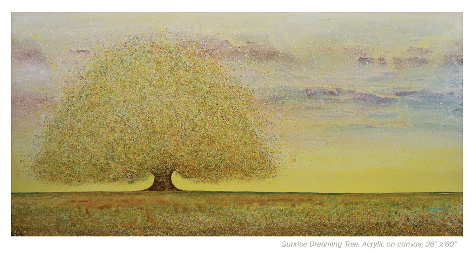 Art In Sun Valley- Sun Valley Sunrise Dreaming Tree