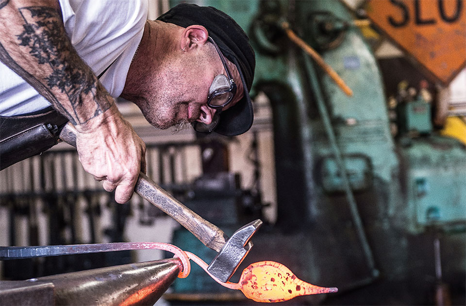 The Flexibility of Steel- Bend Blacksmith