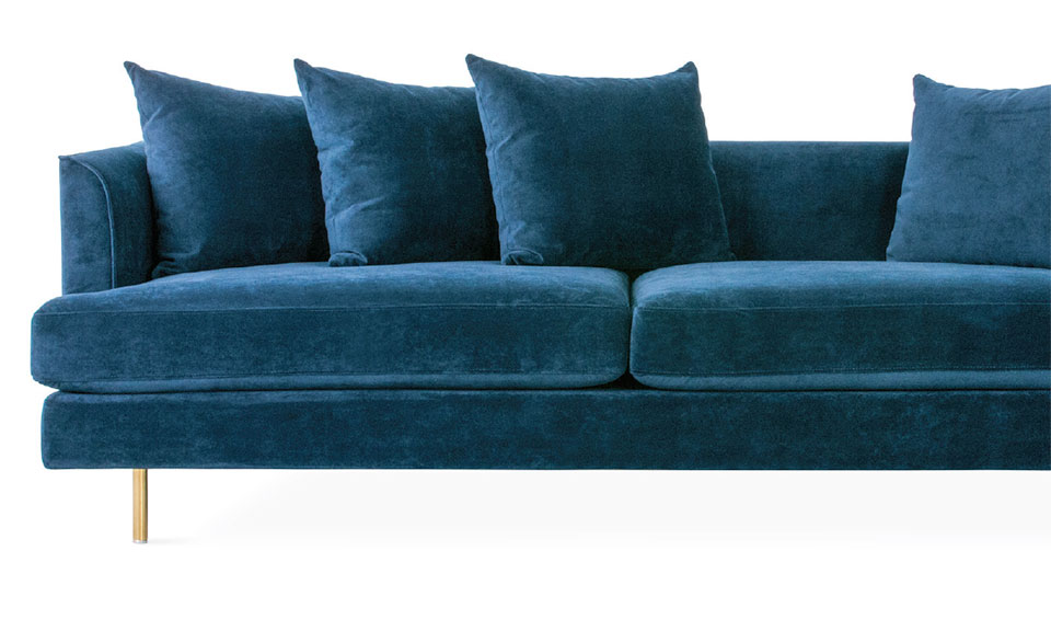 On The Hunt- Jackson Hole Blue Couch